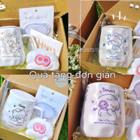 Set Hộp Quà Tặng Cốc Sứ Dễ Thương Đơn Giản quà tặng sinh nhật ,Quà tặng bạn thân