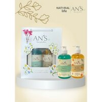 Set Hộp Quà Tặng Combo Gel Tắm, Xà Phòng AN'Sw Tặng 20/10, 20/11, Noel, Tết, Valentine, 8/3