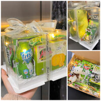 Set Hộp Quà Tặng Màu Cốt Xanh Lá