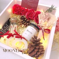 Set Hộp Qùa Tặng Nến Thơm Qùa Tặng Sinh Nhật Bạn Trai Bạn Gái, Valentine, Đám Cưới - MOONLIGHT