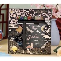 Set hộp washi tapes và stickers theo phong cách cổ trang