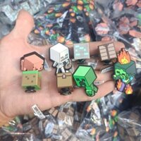 Set jibbitz charm minecraft gắn dép cross