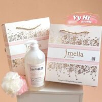 Set Jmella gồm sữa tắm 1000ml mùi No.1 Peony + bông tắm + túi hộp giấy