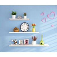 sét kệ treo tường 3 thanh ngang dài 30,40,50cm rộng 13cm