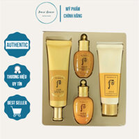 Set kem chống nắng 4 món whoo vàng The History of Whoo Wrinkle Sun Cream SPF50+/PA++++ Special Set