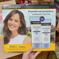 Set Kem Chống Nắng Neutrogena Ultra Sheer SPF 55 Của Mỹ- Date 07/2026