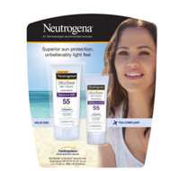 Set Kem Chống Nắng Neutrogena Ultra Sheer SPF 55