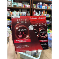 Set Kem Đánh Răng Trắng Sáng Colgate Optic White Coffee & Wine Lovers (4 Tuýp * 130 Gram)