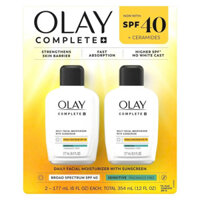 Set Kem dưỡng da chống nắng Olay Complete Sensitive 177ml, SPF 40