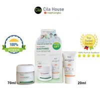 Set Kem Dưỡng + Kem Chống Nắng Dr.G Red Blemish Soothing For Sensitive- Cila House