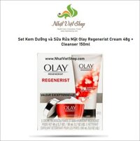 Set Kem Dưỡng và Sữa Rửa Mặt Chống Lão Hóa Cao Cấp, Nâng Cơ, Giảm Nếp Nhăn Olay