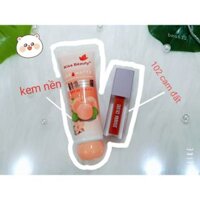 SET KEM NỀN KISS BEAUTY + SON KEM LÌ SIVANNA