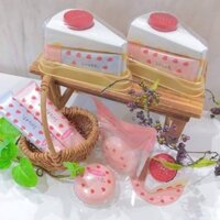 Set kem trang điểm + Má hồng CC Sugao Snow Whip Cream Pure White / Pink White