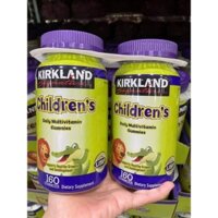 Set Kẹo gum dẻo Signature Kirkland Children's Complete Multivitamin Gummies 160 viên của Mỹ