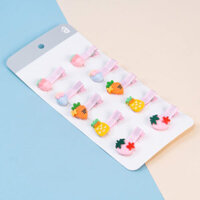 Set kẹp tóc cho bé 10 món Animo A2107_MN029 (Nhiều màu)