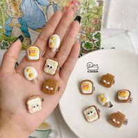 Set kẹp tóc Đồ ăn (2c)