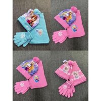 Sét KHĂN +MŨ +GĂNG TAY  3in1 hình Elsa cho bé gái (3-10 tuổi) [ ẢNH THẬT] [HÀNG ĐẸP]