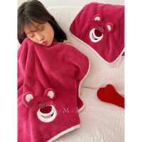 Set khăn tắm + khăn mặt gấu Lotso