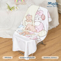 Set khăn tắm - khăn mặt MOLLI cho bé MOL2048