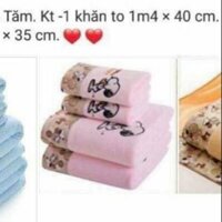 Set khăn tắm và khăn mặt hình chó ngộ nghĩnh