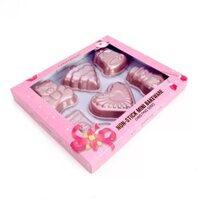 Set khuôn nướng CHEFMADE 6 cái màu hồng