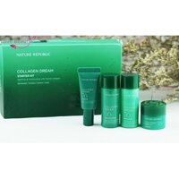 Set Kit Dưỡng Ẩm - Chống Lão Hóa NATURE REPUBLIC COLLAGEN DREAM STARTER KIT