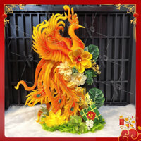 Set làm tháp công dẻo kèm bánh trưng và hoa mộc lan chất liệu xốp dẻo uốn không gẫy