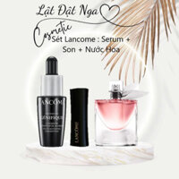 Sét Lancome : Serum + Son + Nước Hoa - Minisize ( Sản Phẩm Chính Hãng )