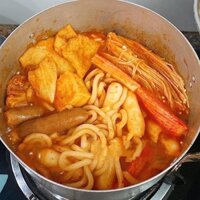 Set lẩu tokboki phô mai full nguyên liệu nhập cao cấp set 2 người ăn (chỉ giao hoả tốc)