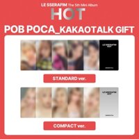 [SET] LE SSERAFIM 5th Mini Album 'HOT' KAKAO TALK GIFT PHOTOCARD