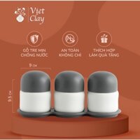 Set Lọ Đựng Gia Vị Có Thìa Thông Minh| Bộ Hũ Đựng Gia Vị Bằng Sứ Kèm Muỗng (Đồ Đựng Gia Vị Nhà Bếp)