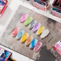 Set loang 12 màu làm loang vân đá trang trí nail hottrend Bền