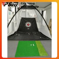 Set lồng 2x3 PGM và thảm Swing Golf 1,2x1,2m tập trong nhà