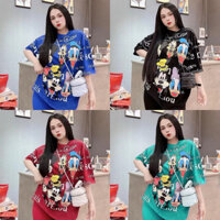 Set Lửng Quần Thun Gân Áo In Bigsize Mặc Nhà
