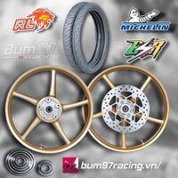 Set Mâm ESR 1.4-1.6 Cho EXCITER 150/155 | Vỏ Micherlin Pilot Street 2 60/70