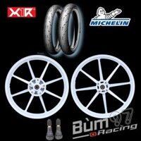 Set Mâm X1R 8 Cây 1.6-1.85 cho Exciter 150/155VVA + Vỏ Michelin Moto GP