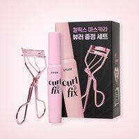 Set mascara Etude Fix Curl + bấm mi