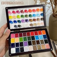 Set màu nước nén mix nhũ vẽ màu nước nail