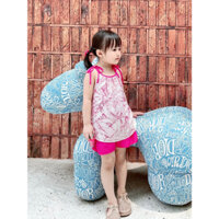 Set mẹ và bé PUKAKIDS - S1, đồ đôi mẹ và bé, set hè mẹ con, set áo quần mẹ bé