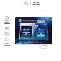 Set miếng dán trắng răng Crest 3D Whitestrips Professional Effects +1 Hour Express 60 miếng