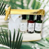 Set Mini 3 Chai Sữa Tắm Hoa Hồng, Táo, Hoa Nhài Và Trà Đen Phaya Thai 3 x 50ml