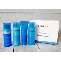 set mini trong bộ dưỡng Laneige Water Bank - Moisture Trial Kit