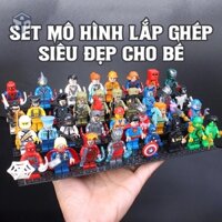 Set Mô Hình Lắp Ghép Nhân Vật Siêu Anh Hùng
