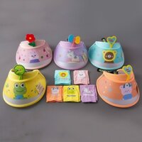 set mũ kèm găng tay chống nắng cho bé
