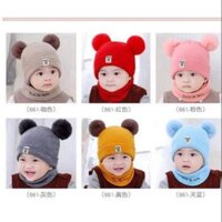 SÉT MŨ LEN KHĂN ỐNG CHO BÉ TRAI VÀ GÁI CỰC XINH