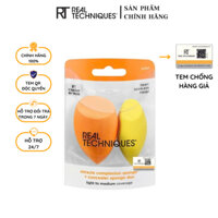 Set mút tán nền và che khuyết điểm Real Techniques Miracle Complexion Sponge + Concealer Sponge Duo