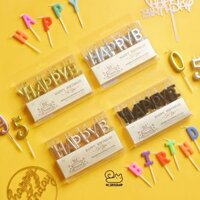 Set nến chữ Happy birthday