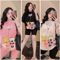 Set Ngố Bigsize in hình gấu Thun tăm