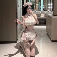 Sét ngủ 2 mảnh hầu gái sexy quyến rũ DN39 💕CHE TÊN💕 Sét ngủ 2 mảnh hầu gái sexy quyến rũ