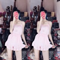Set ngủ quần đùi áo dây